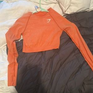 gymshark vital seamless crop long sleeve